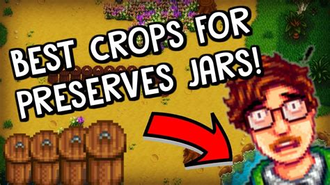 best crops for preserves jar stardew valley